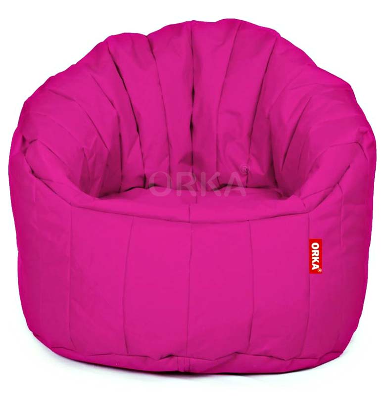 ORKA Big Boss Pink Bean Chair Sofa  