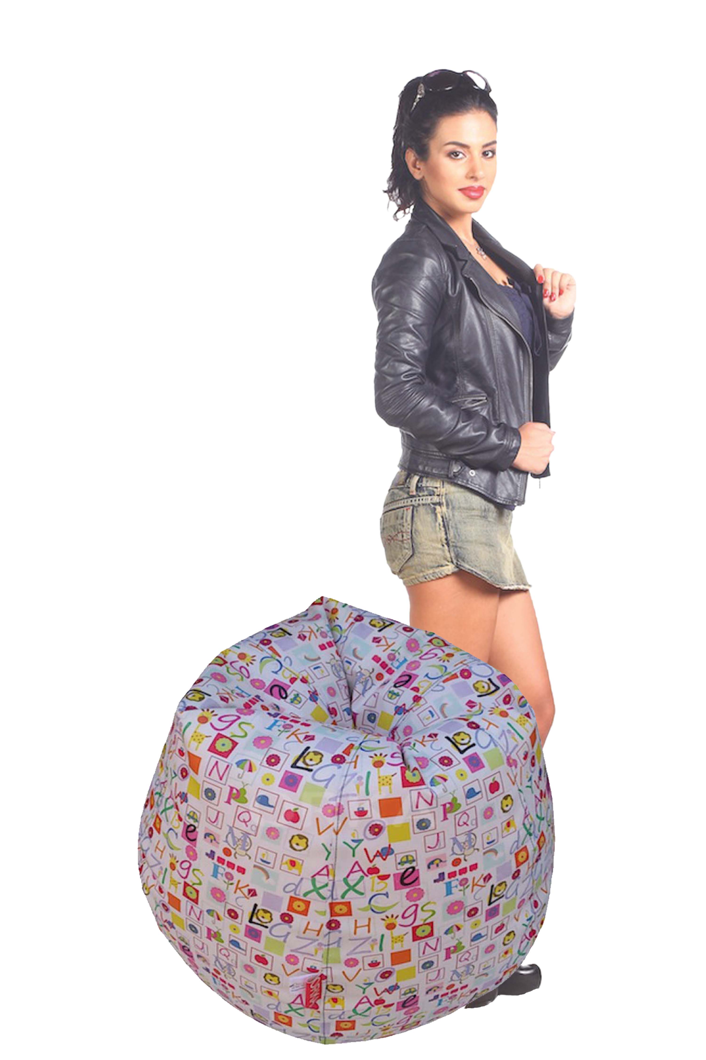 Printed bean bags online new arrivals