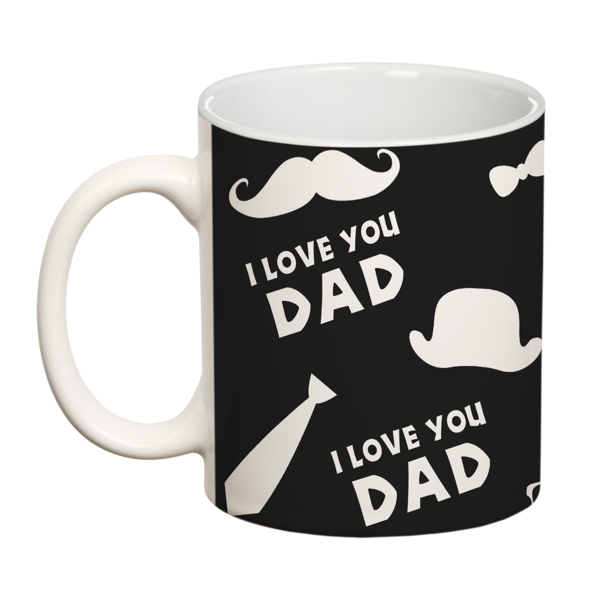 ORKA Coffee Mug Quotes Printed (I Love  You Dad)Theme 11 Oz   