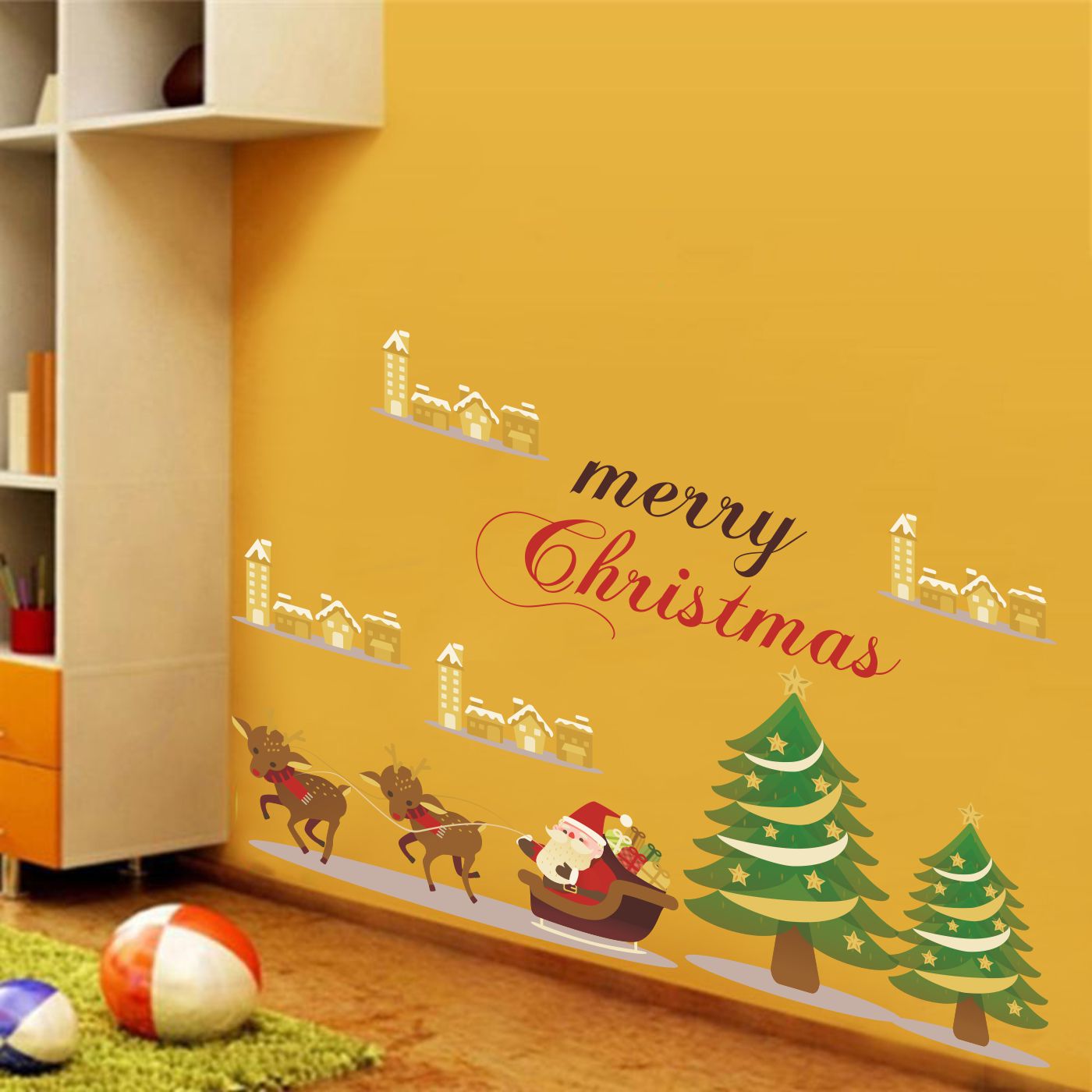 ORKA Christmas Theme Wall Sticker 17  