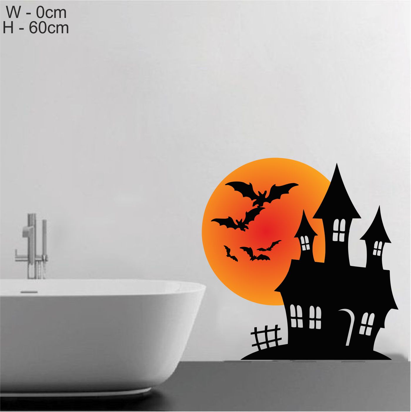 ORKA Halloween Wall Decal Sticker 11   XXL 