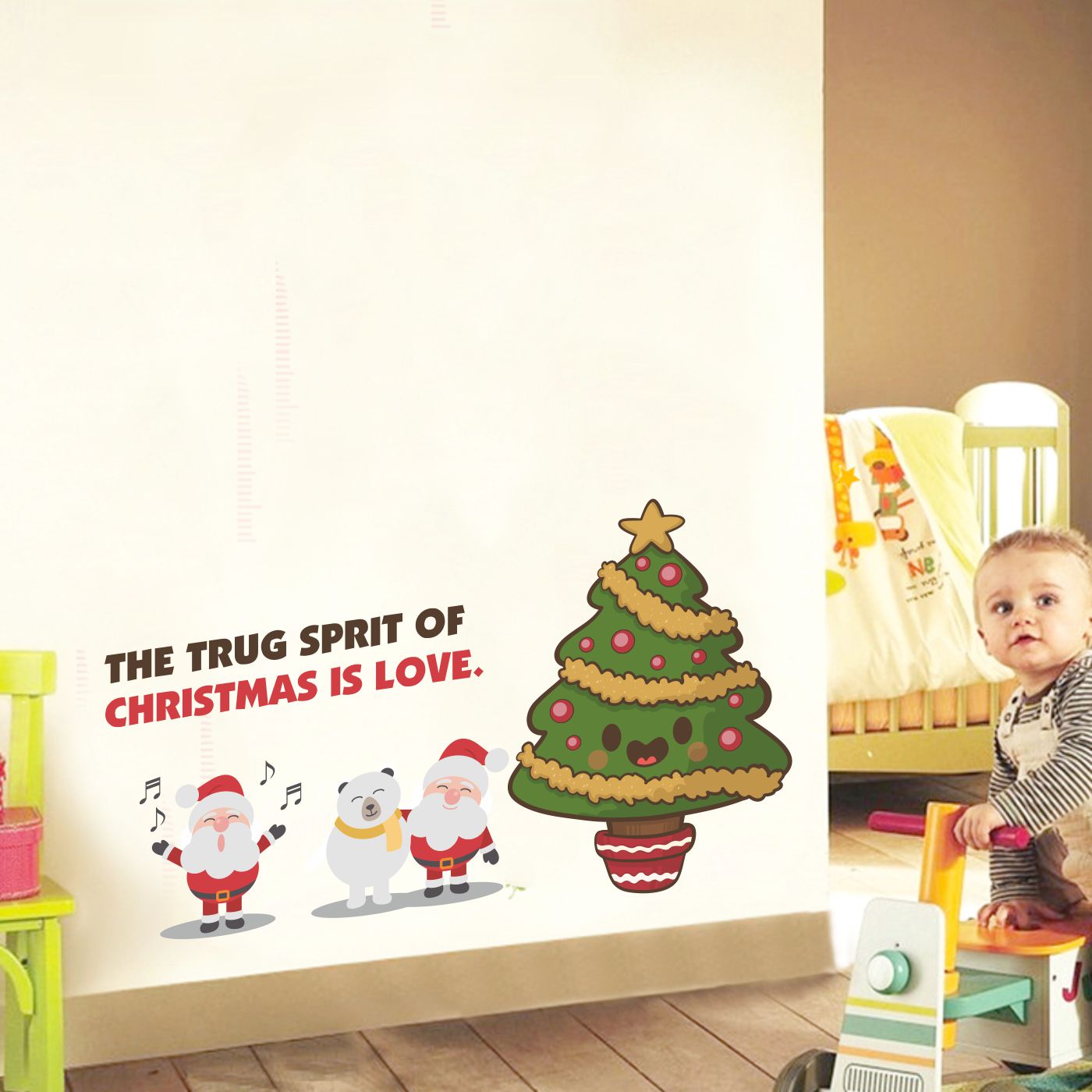 ORKA Christmas Theme Wall Sticker 11  