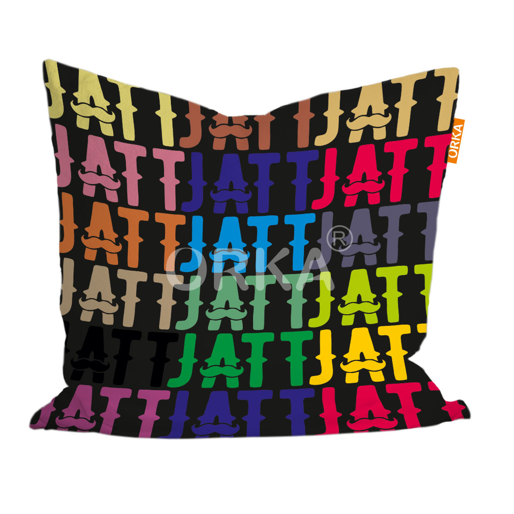ORKA Punjabi Theme Digital Printed Cushion  11  