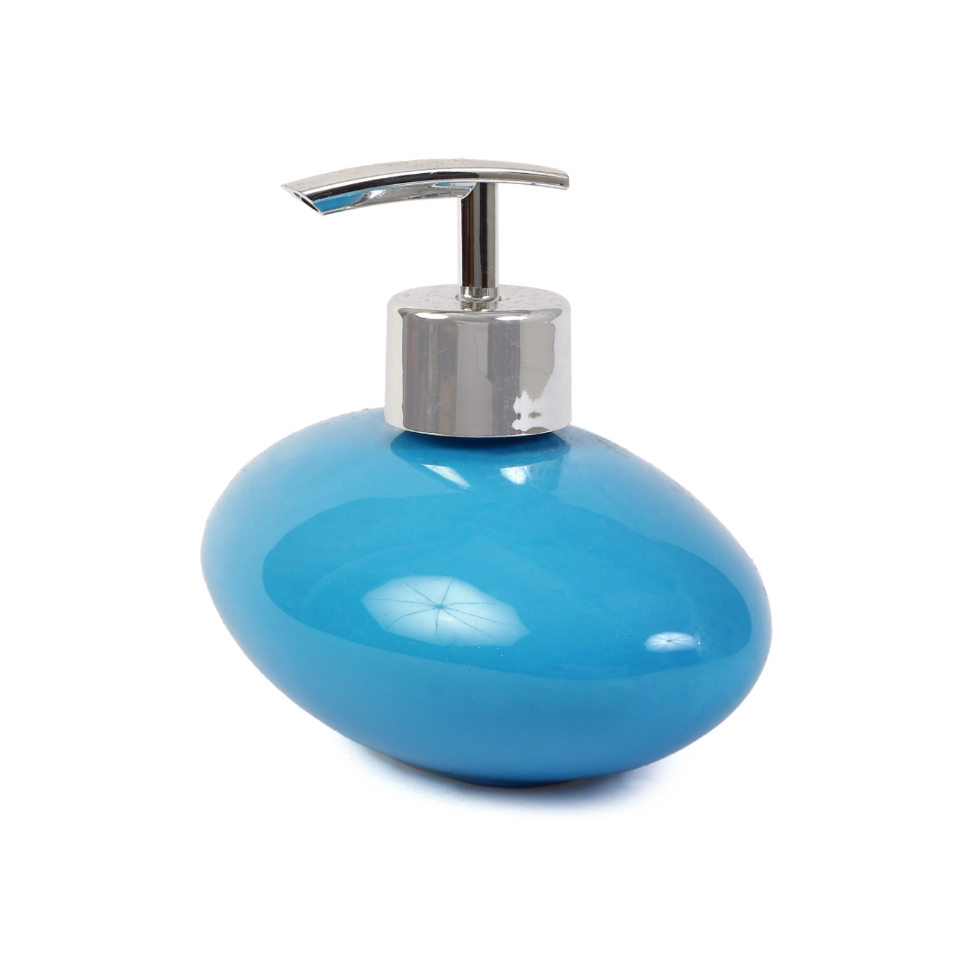 ORKA HOME Oval Soap Dispenser - Blue  