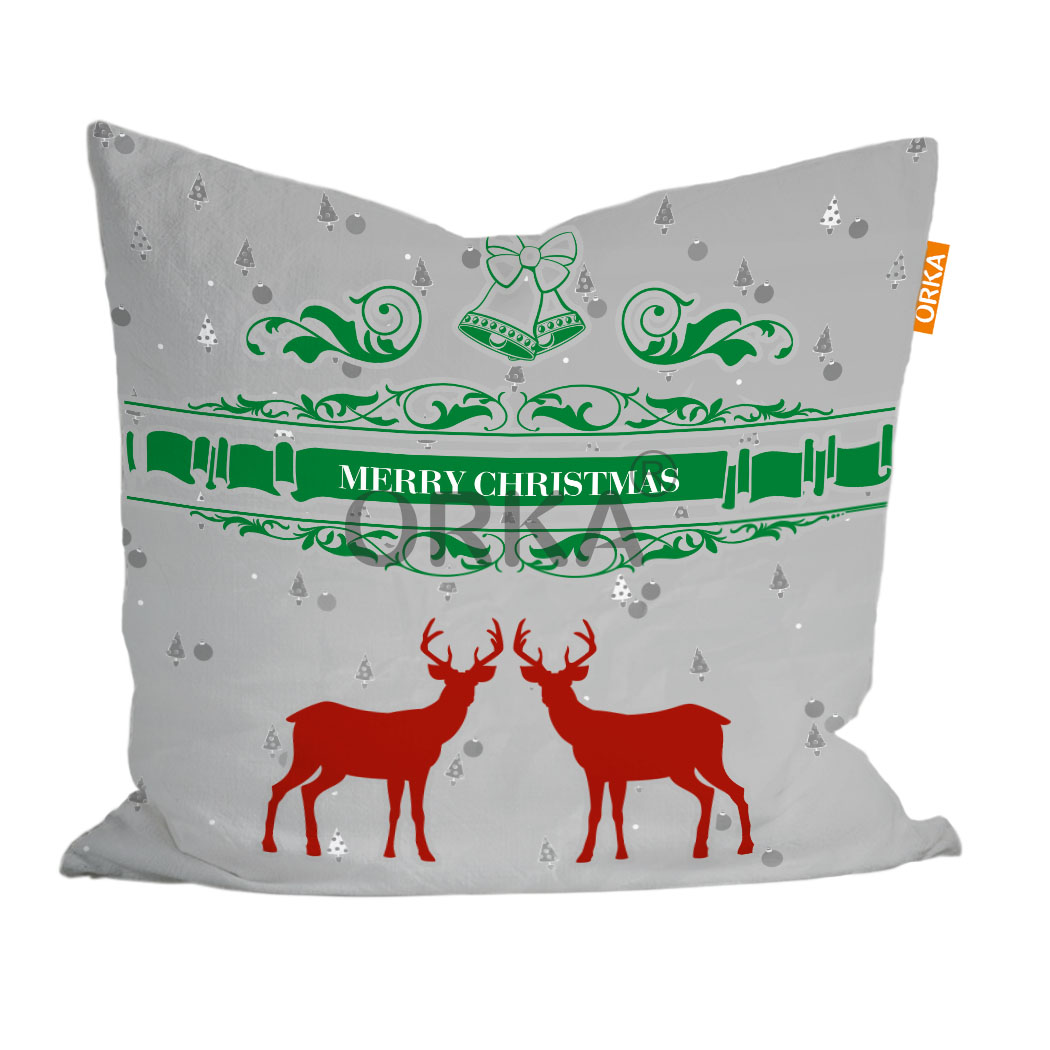 ORKA Digital Printed Christmas Cushion 29 16" X 16" Cover Only