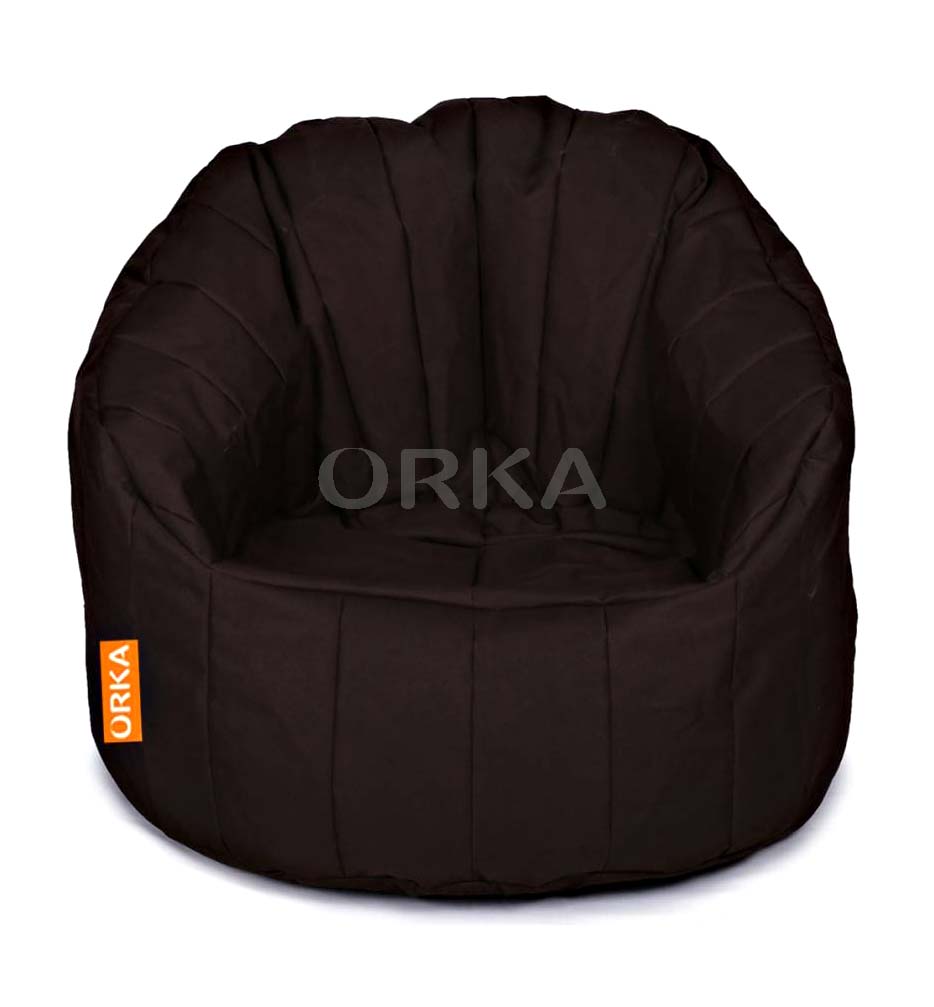 ORKA Big Boss Brown Bean Chair Sofa  