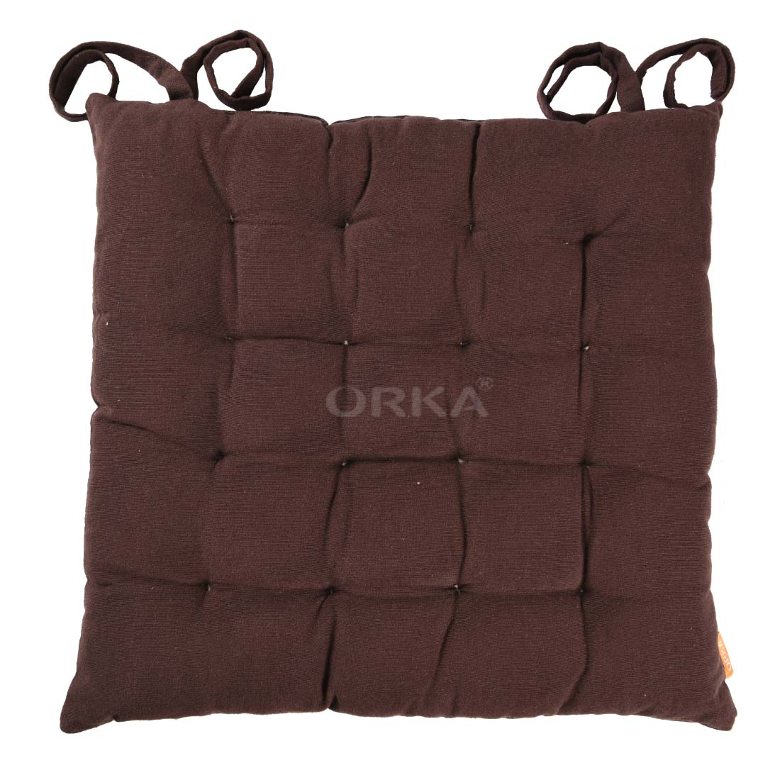 ORKA Chair Pad Brown Color
