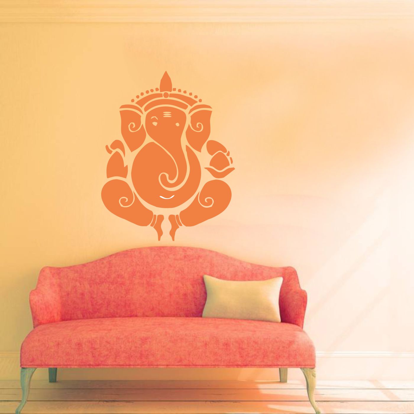 ORKA Lord Ganesha Theme Wall Sticker 15  