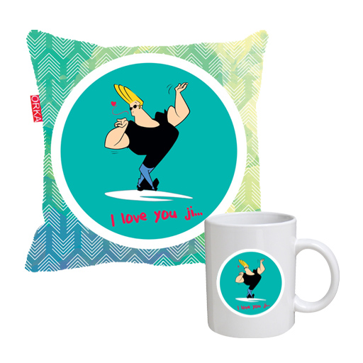 ORKA Valentine Themes Cushion & Coffee Mug Combo2  