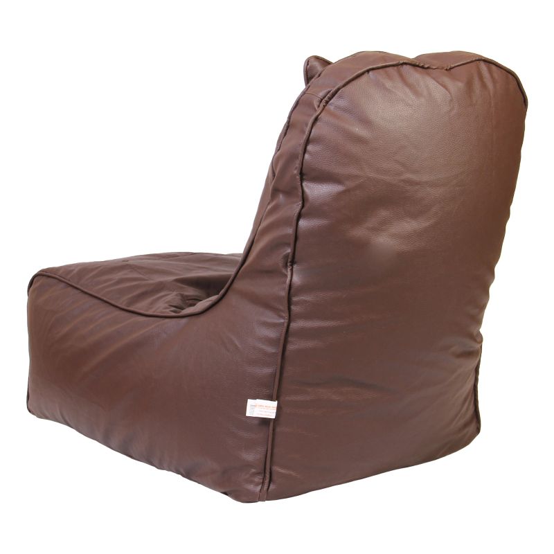   Click Image To View Larger ORKA Classic Artificial Leather Standard Video Rocker Bean Bag Brown   