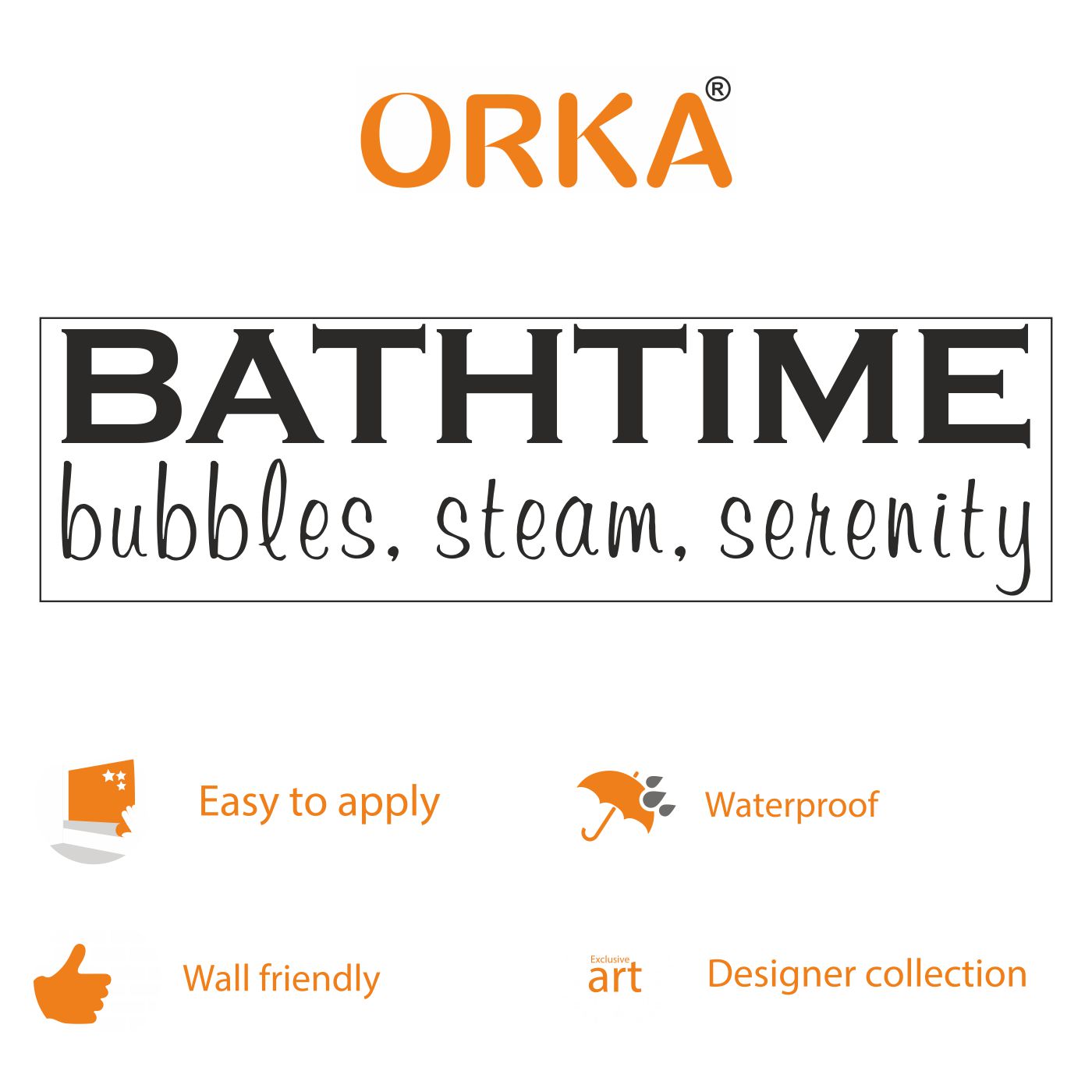 ORKA Washroom Wall Sticker 11  