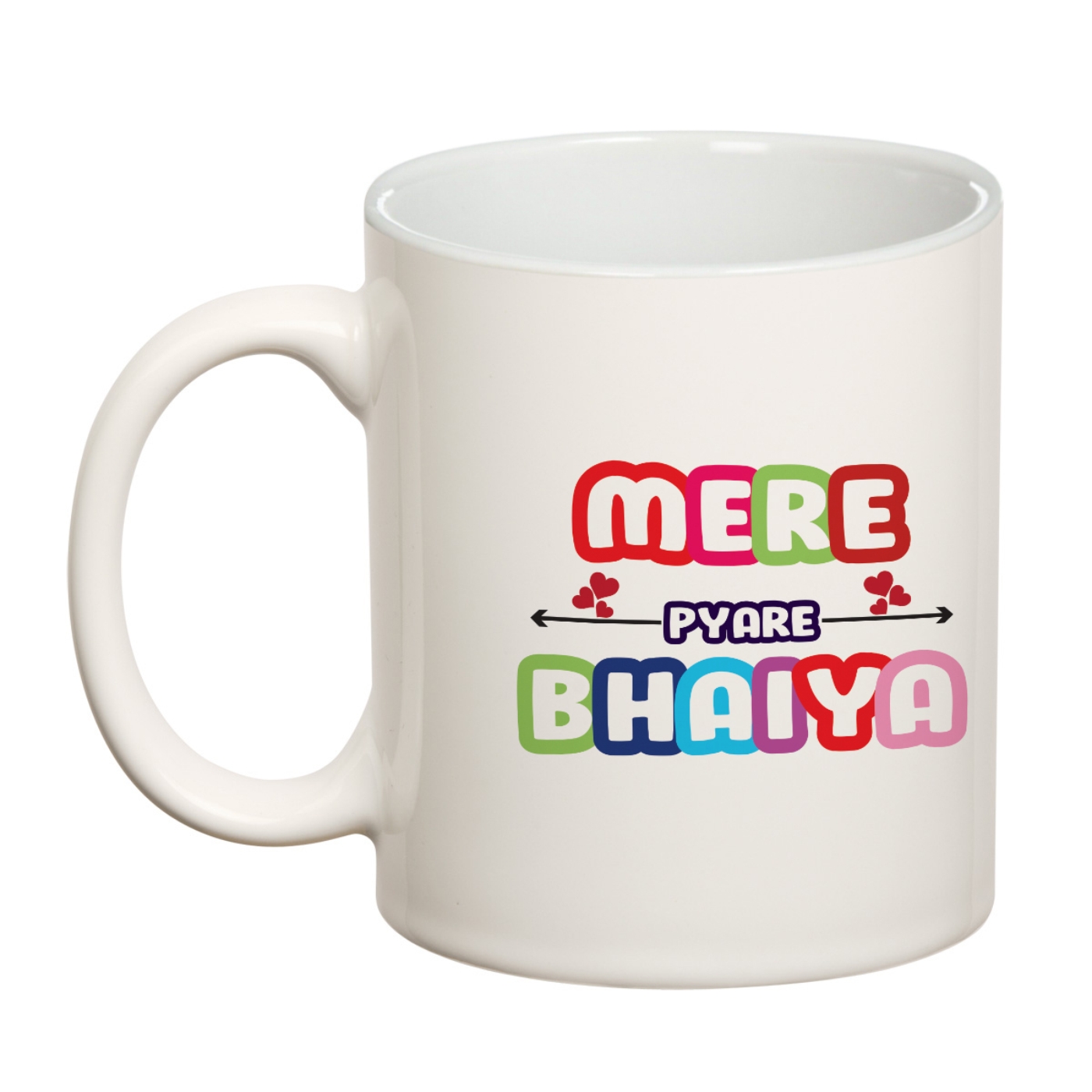 Orka Digital Printed Mere Pyare Bhaiyai Rakhi Special Ceramic Coffee Mug White  