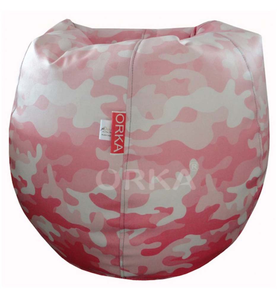Orka Digital Printed Pink Bean Bag Camouflage Theme  