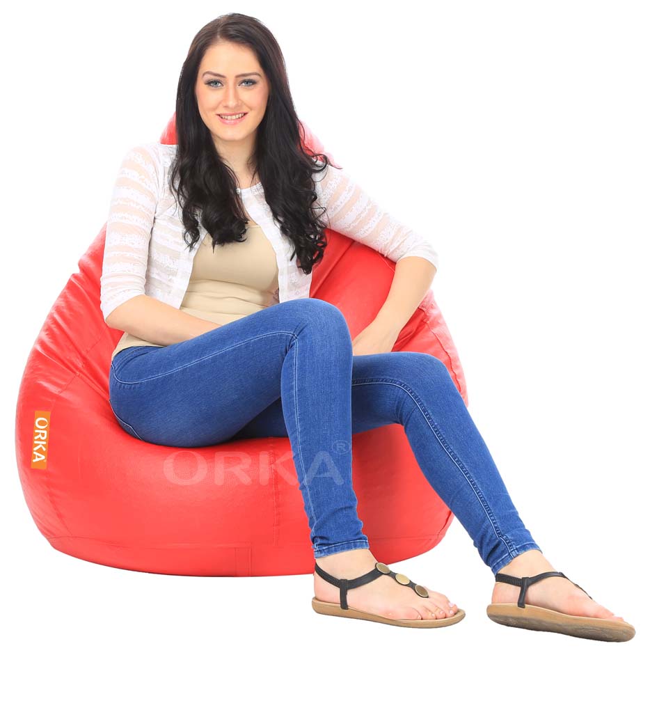 Orka Classic Red Bean Bag  