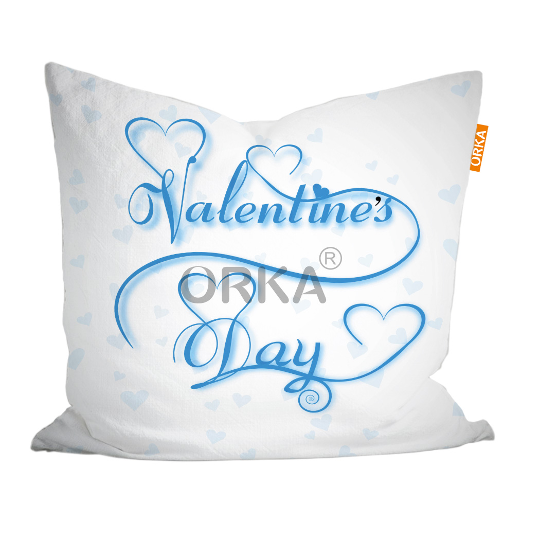 ORKA Valentine Theme Digital Printed Cushion 8 14"x14" Cover Only