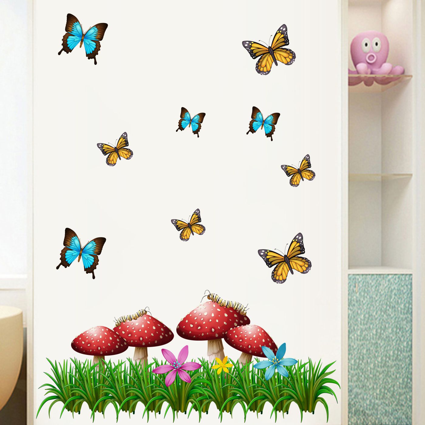 ORKA Butterfly Theme Wall Decal Sticker 19  