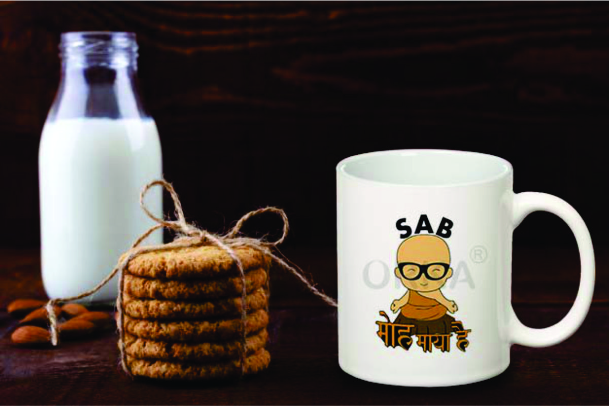 ORKA Coffee Mug(Sab Moh Maya) Theme 11 Oz   