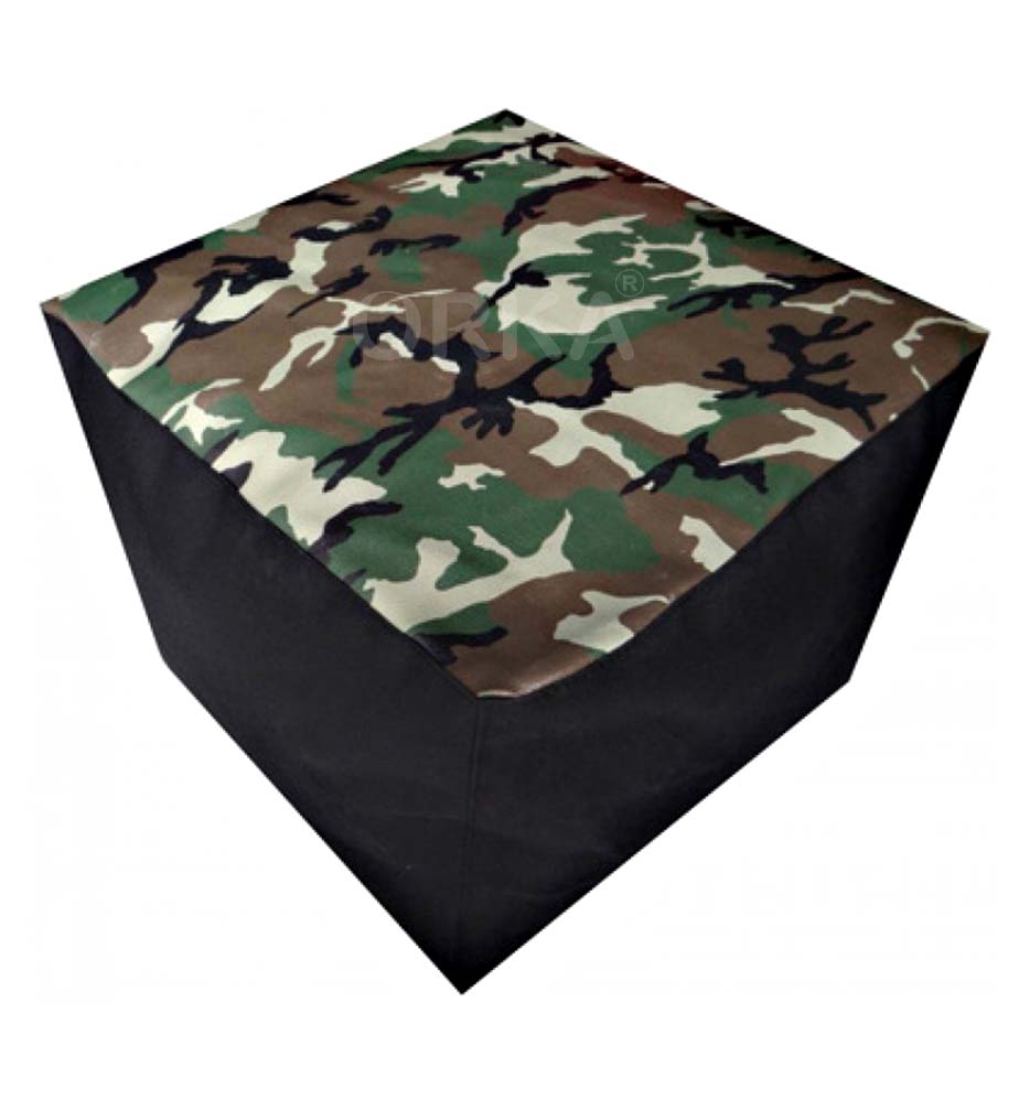 Orka Digital Printed Square Puffy Camouflage Theme  