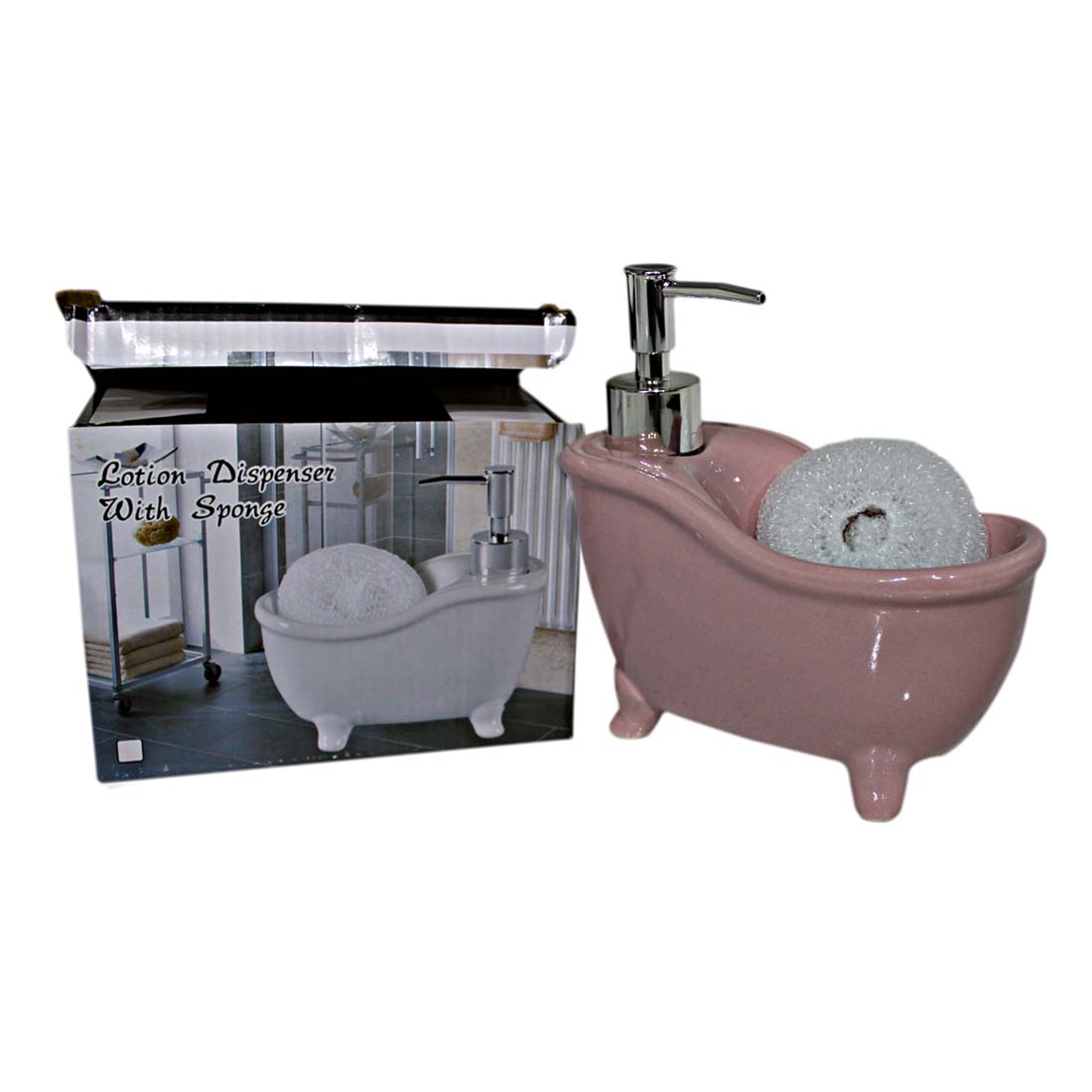 ORKA Ceramic Liquid Soap Dispenser For Bathroom/Kitchen Use Big Size (Brown)