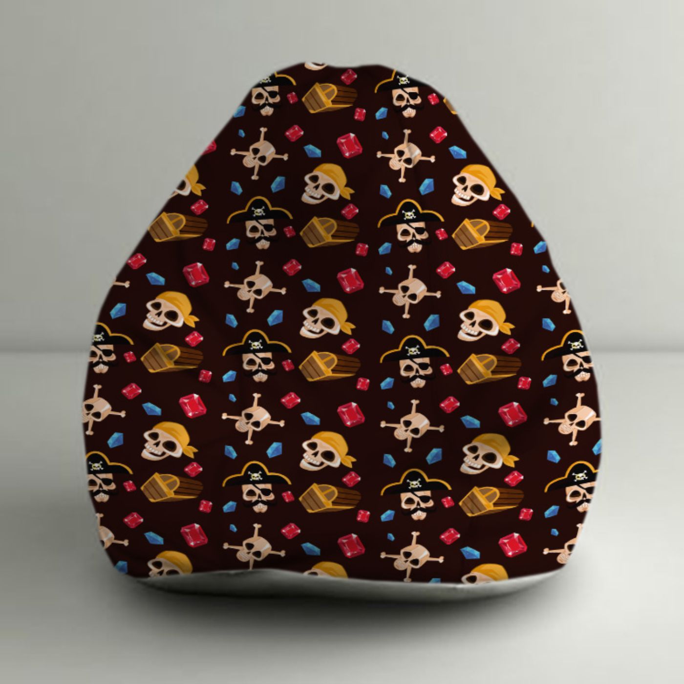ORKA Digital Printed Multicolor  Kids Bean Bag  