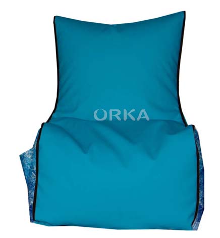 ORKA Digital Printed Blue Frozen Winter Bean Chair Sisters Rule Theme  