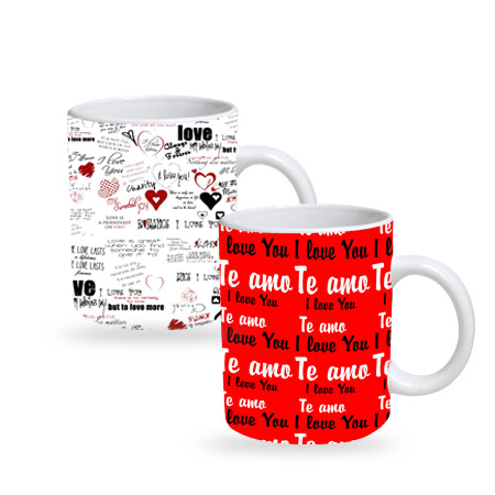 ORKA Valentine Theme Coffee Mug Combo 