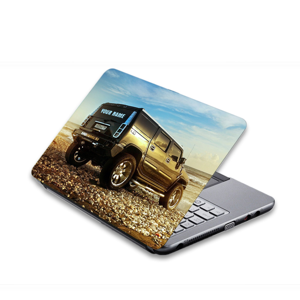 Orka Digital Printed Personalized Hummer Laptop Sticker Fits For All Model13,14,15,15.4,15.6,16,17 Inches Etc.s   