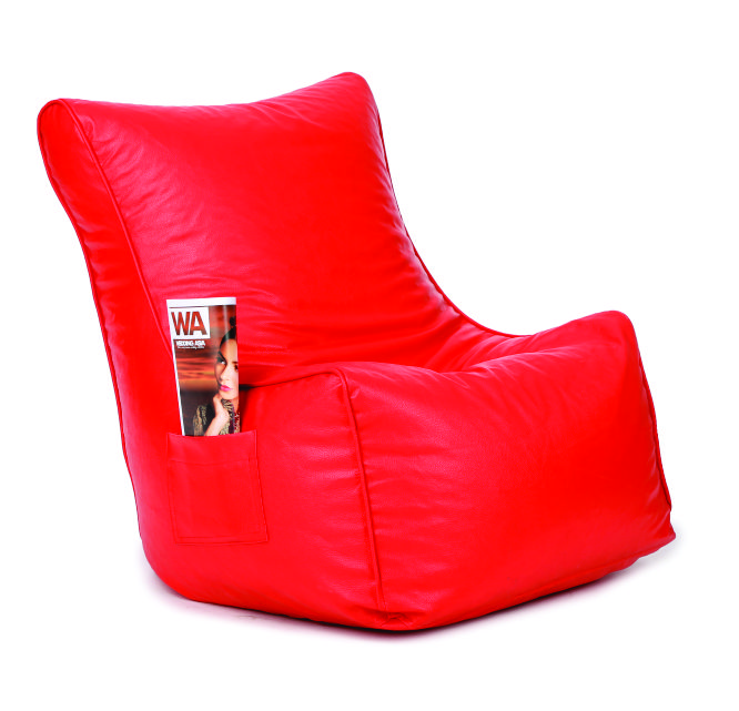 ORKA Printed Bean Chair Cover XXXL- Orange  