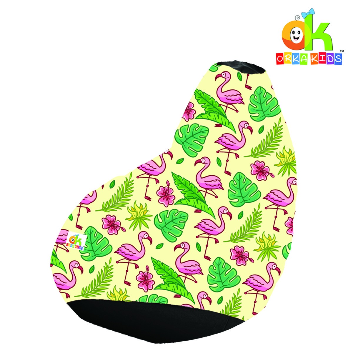 ORKA Kids Digital Printed71 Duck Multicolor Bean Bag          