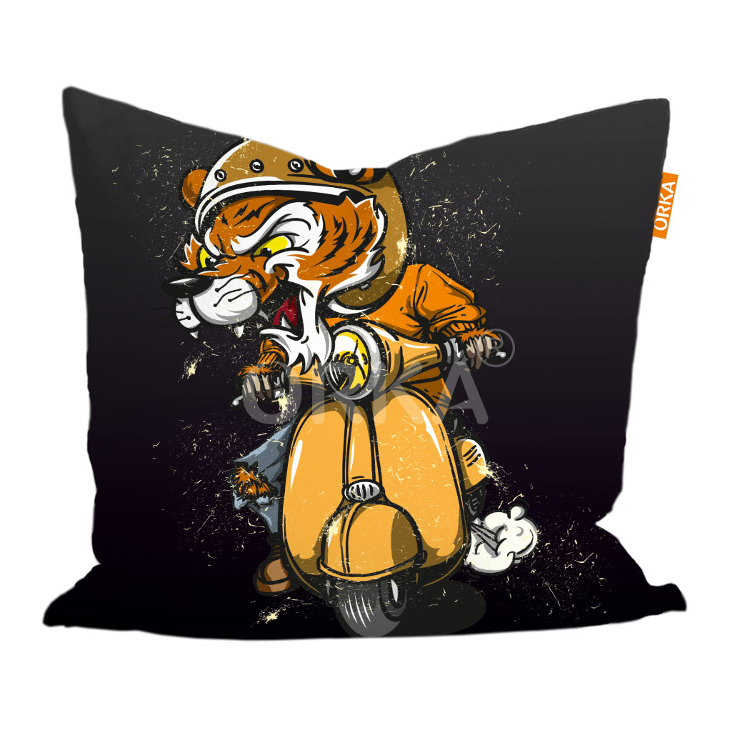 ORKA Digital Printed Wildlife Theme Cushion  27  