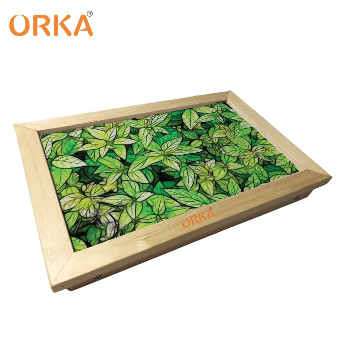 ORKA Grass Foldable Multi-Function Portable Laptop Table - Green  