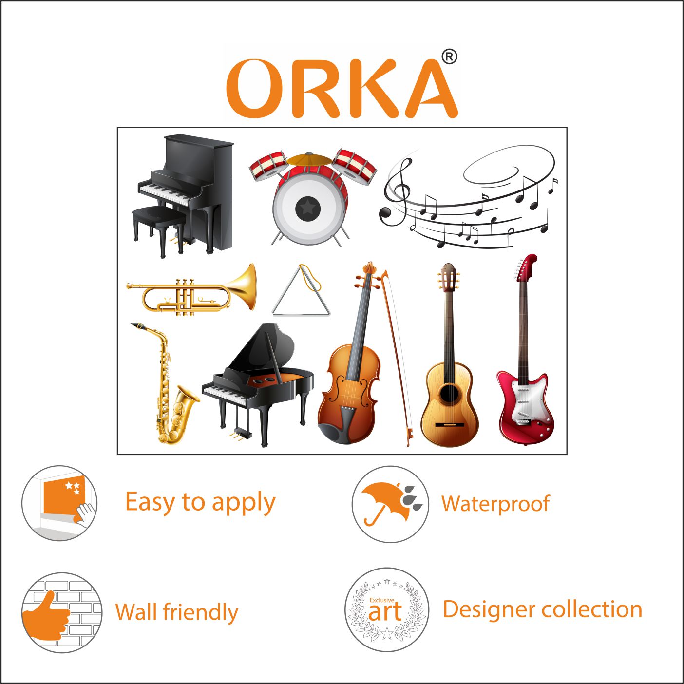 ORKA Quotes Wall Sticker 9  