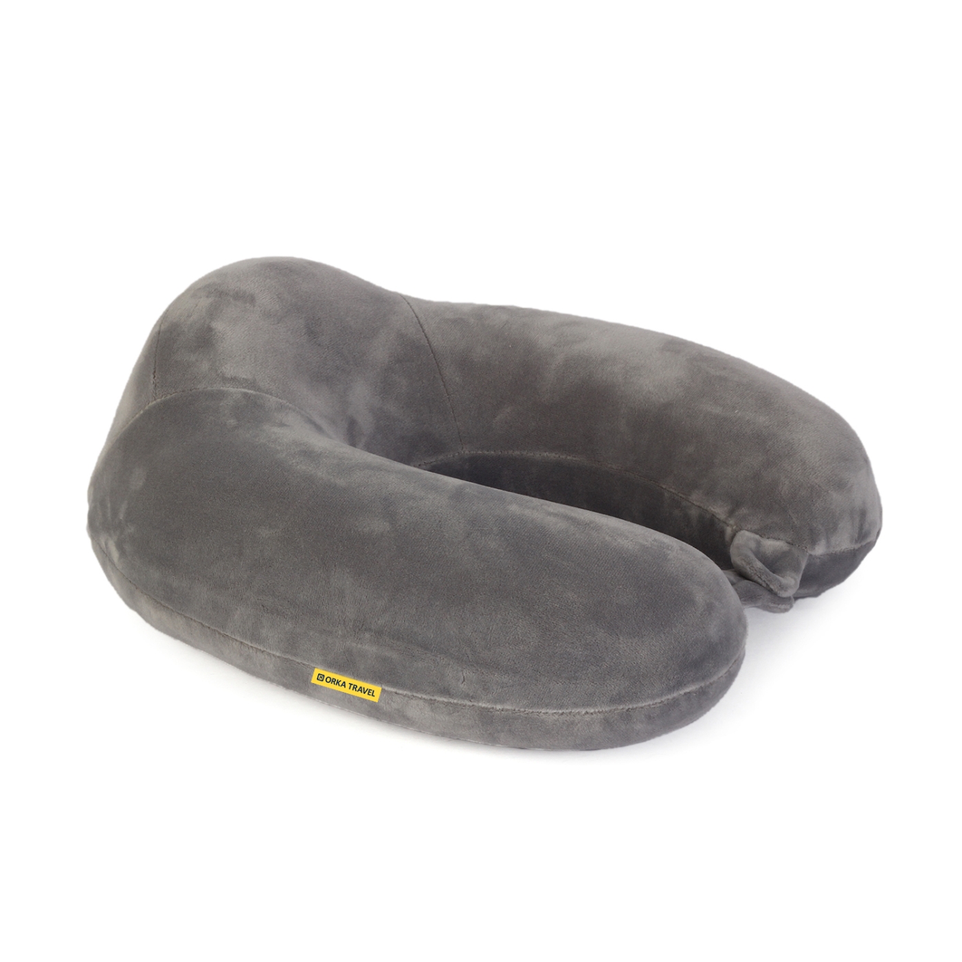 ORKA TRAVEL Solid Special Thermo Sensitive Memory Foam U Shaped Travel Neck Pillow - Grey  