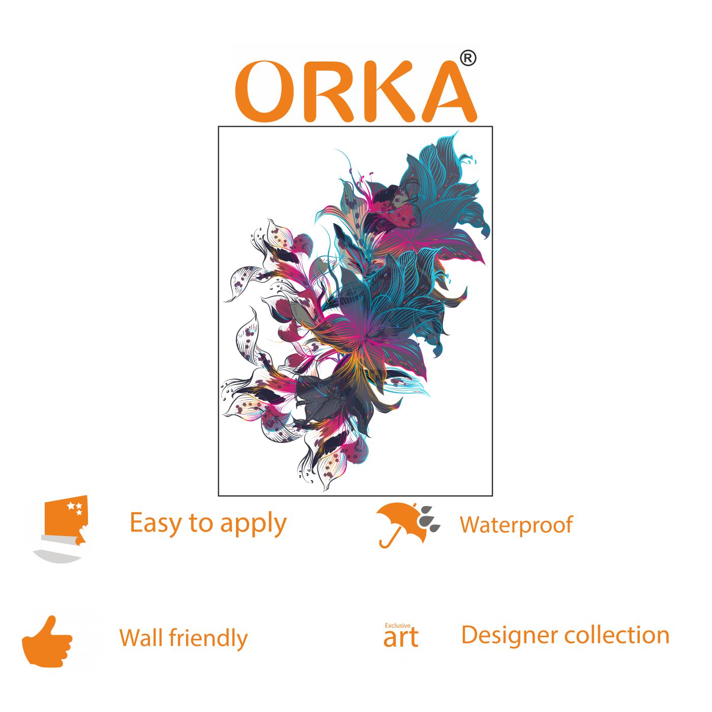 ORKA Nature Wall Decal Sticker 87  