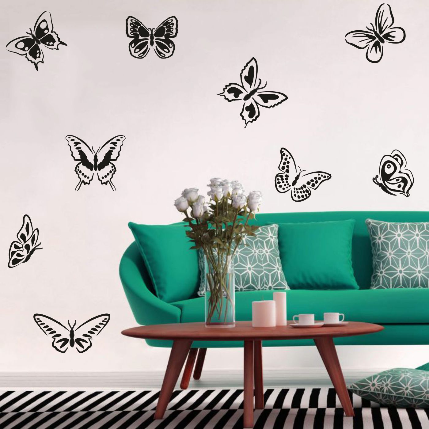 ORKA Butterfly Theme Wall Decal Sticker   16