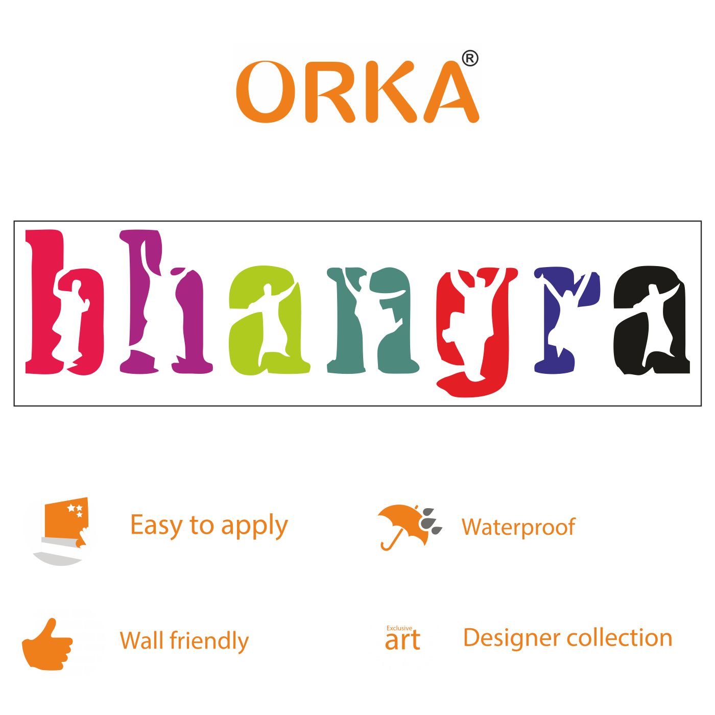 ORKA Punjabi Theme Wall Sticker  5  