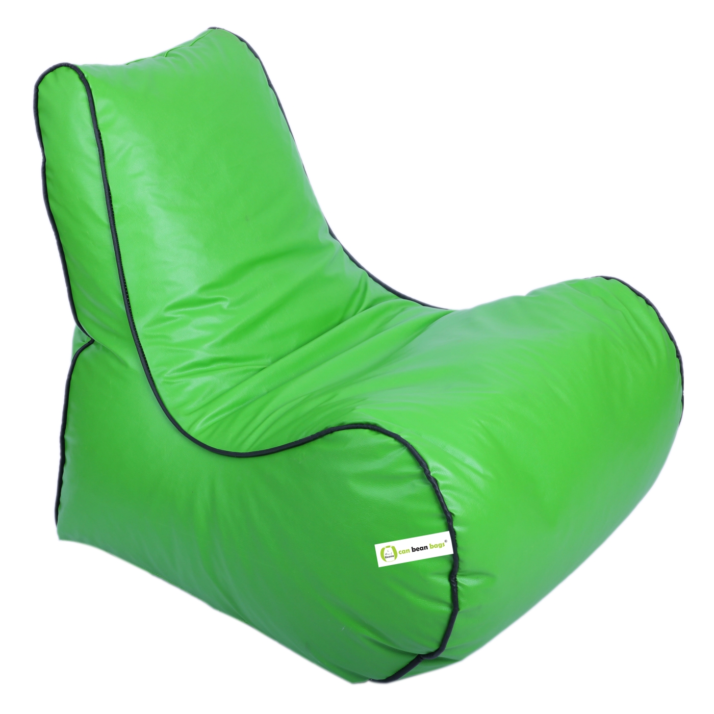Can Bean Bags Curve Lounger Green  