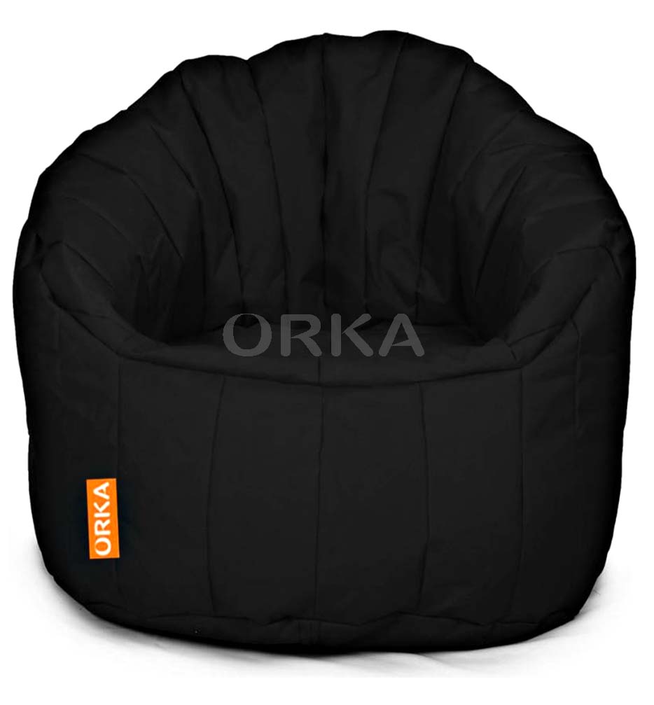ORKA Big Boss Black Bean Chair Sofa XXXL Cover Only 