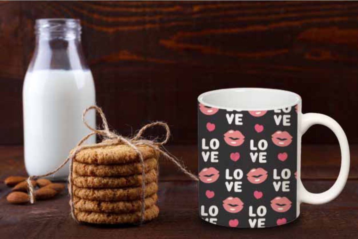 ORKA<sup>®</SUP> Lips & Love Character Theme Coffee Mug   