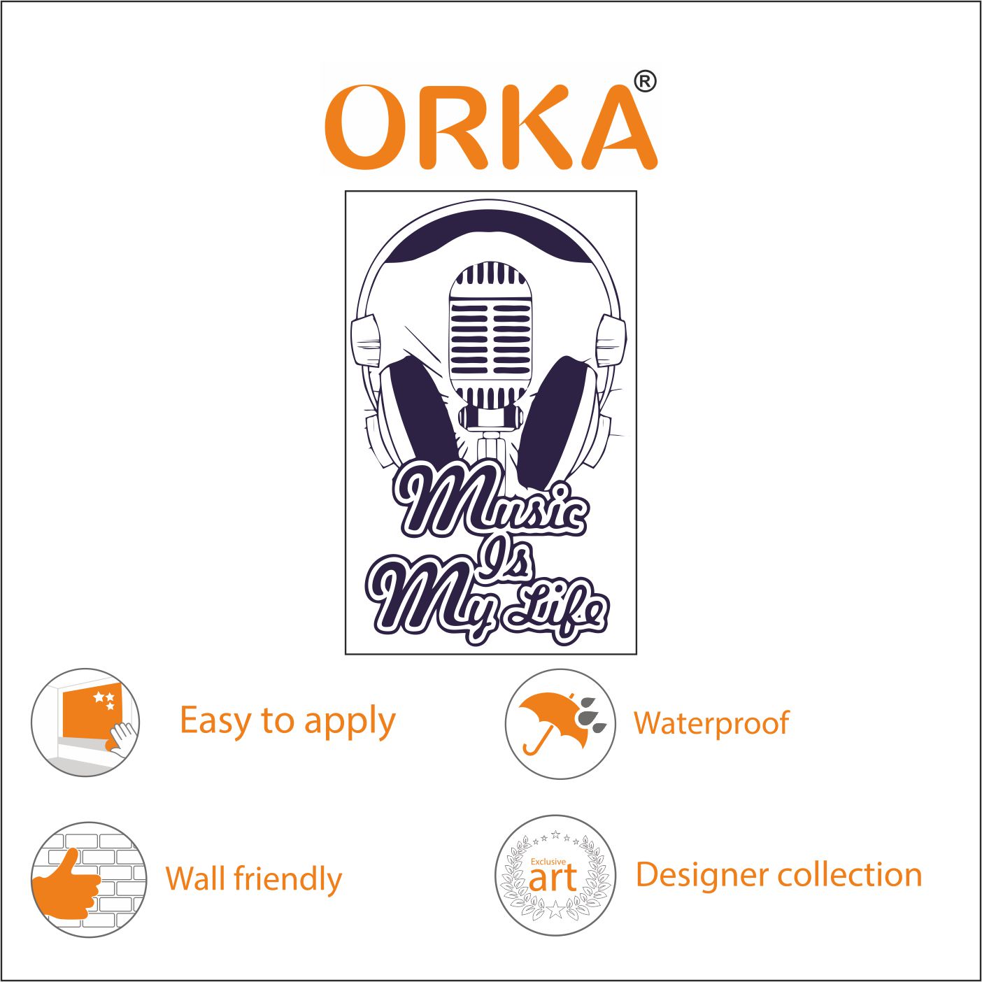ORKA Quotes Wall Sticker 1  