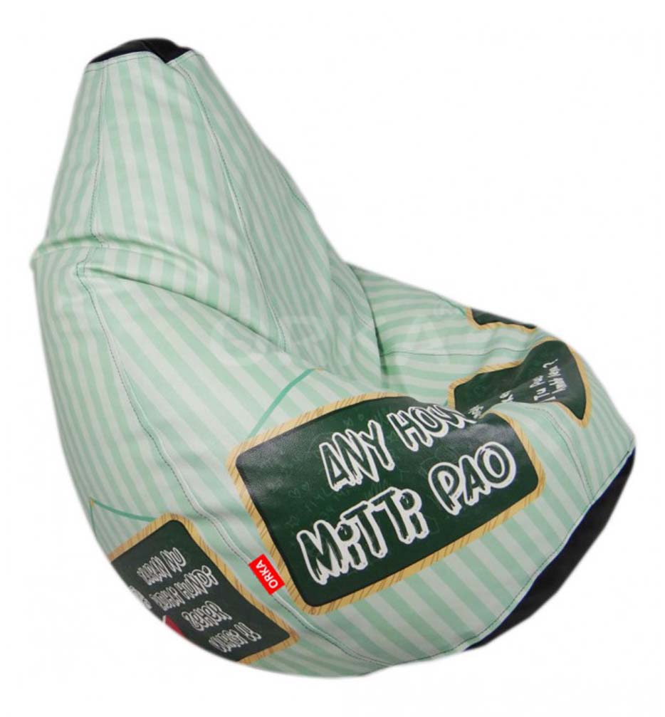 Orka Digital Printed Striped Bean Bag Desi Hanging Board Theme  