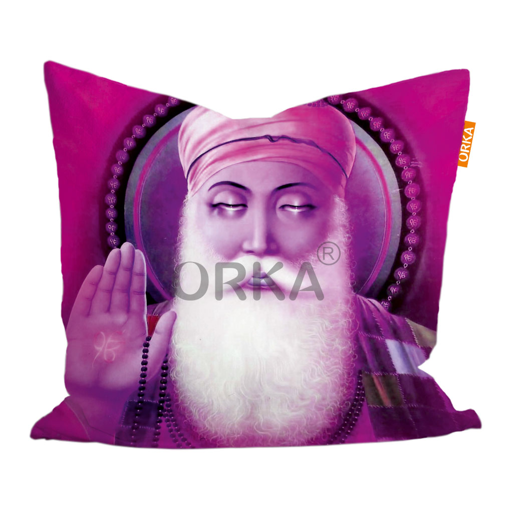 ORKA Punjabi Theme Digital Printed Cushion 18  