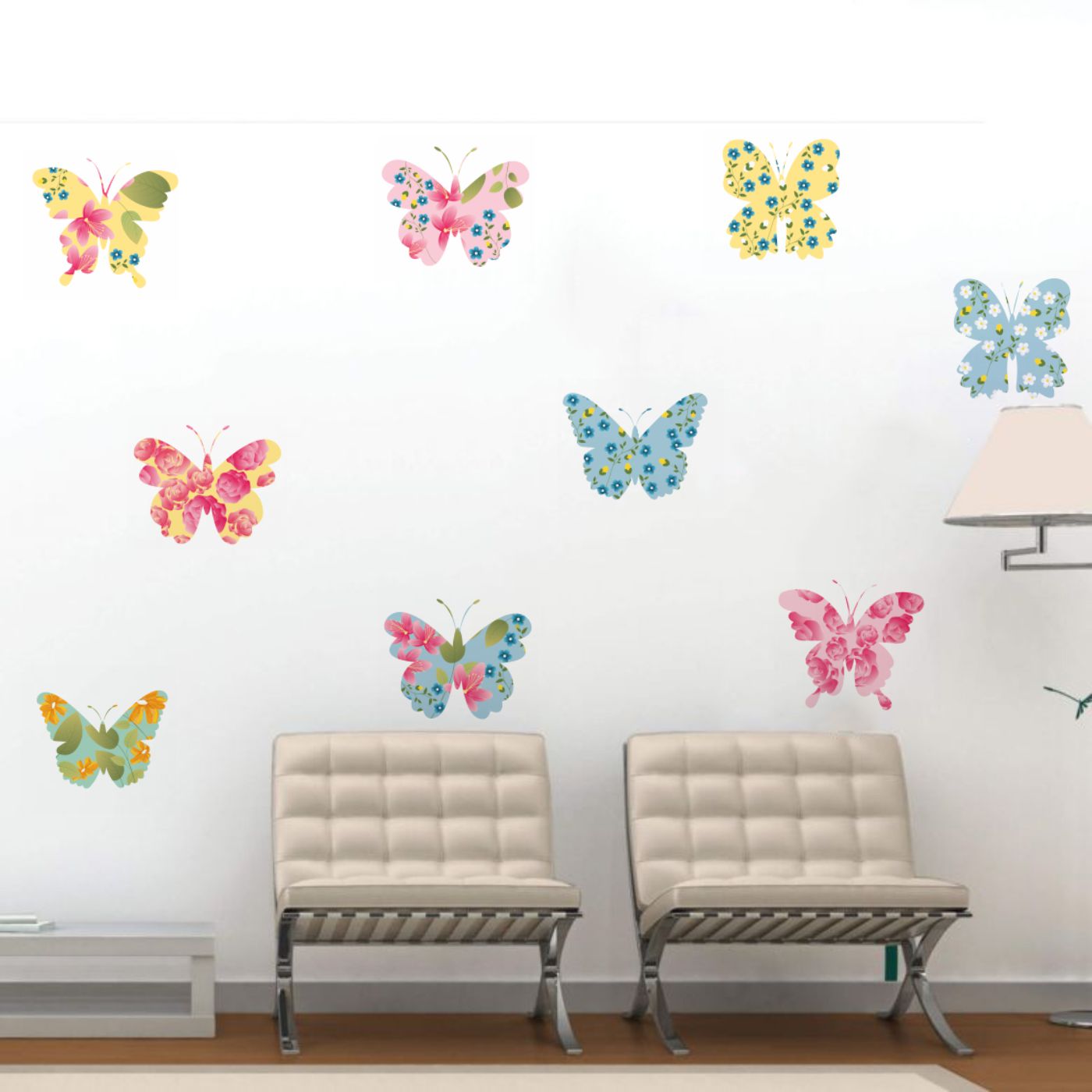 ORKA Butterfly Theme Wall Decal Sticker 20  