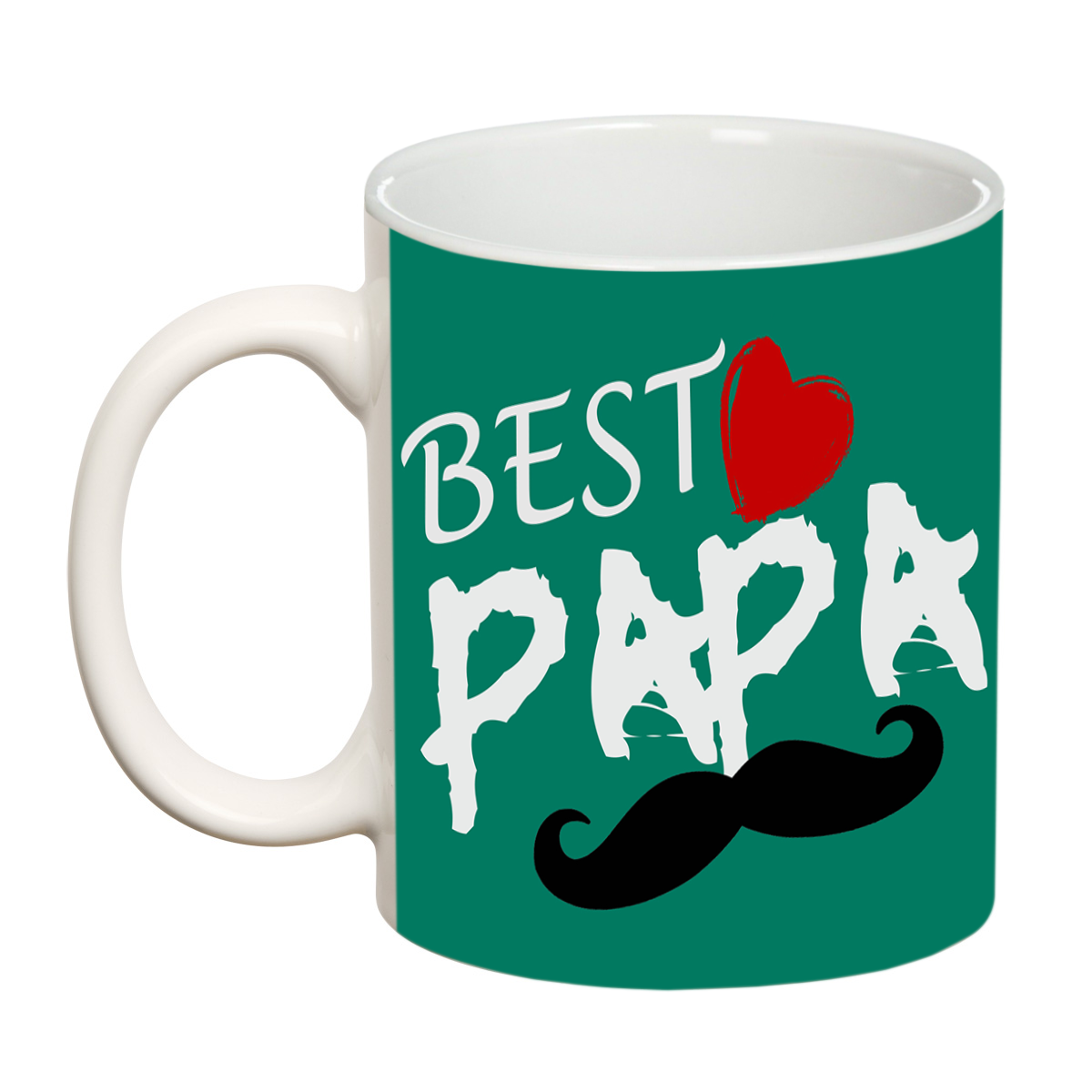 ORKA Coffee Mug Quotes Printed(Best Papa) Theme 11 Oz   