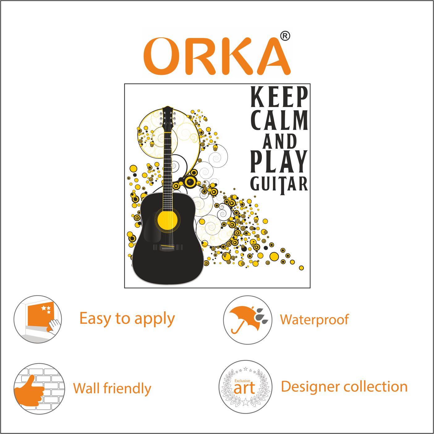 ORKA Quotes Wall Sticker 2  