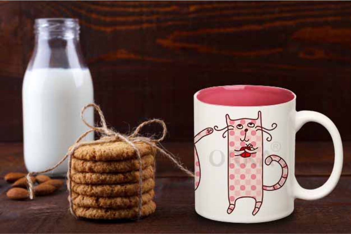 ORKA<sup>®</SUP> Cat Rose Purpose Theme Coffee Mug   