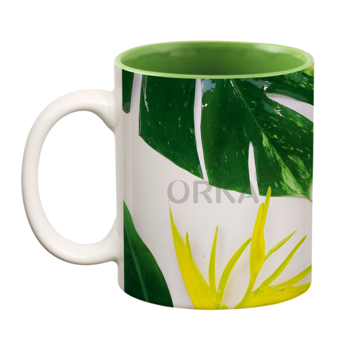ORKA Coffee Mug Nature Printed. 11 Oz   