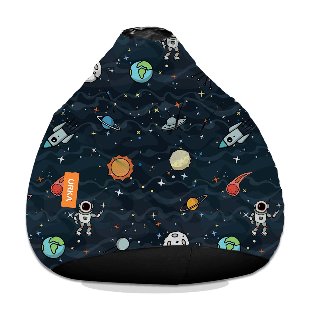 ORKA Digital Printed Bean Bag Design 30 Multicolour