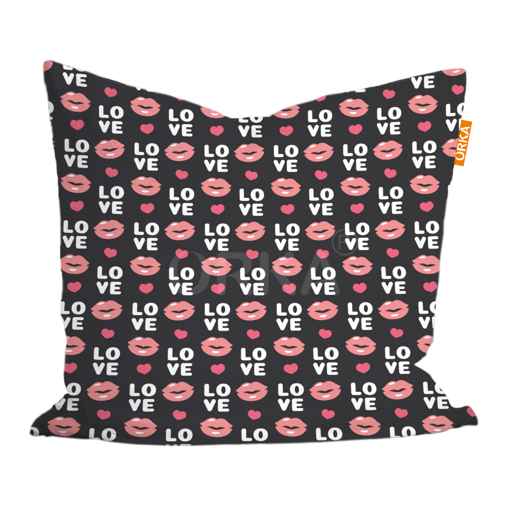 ORKA Valentine Theme Digital Printed Cushion 6  