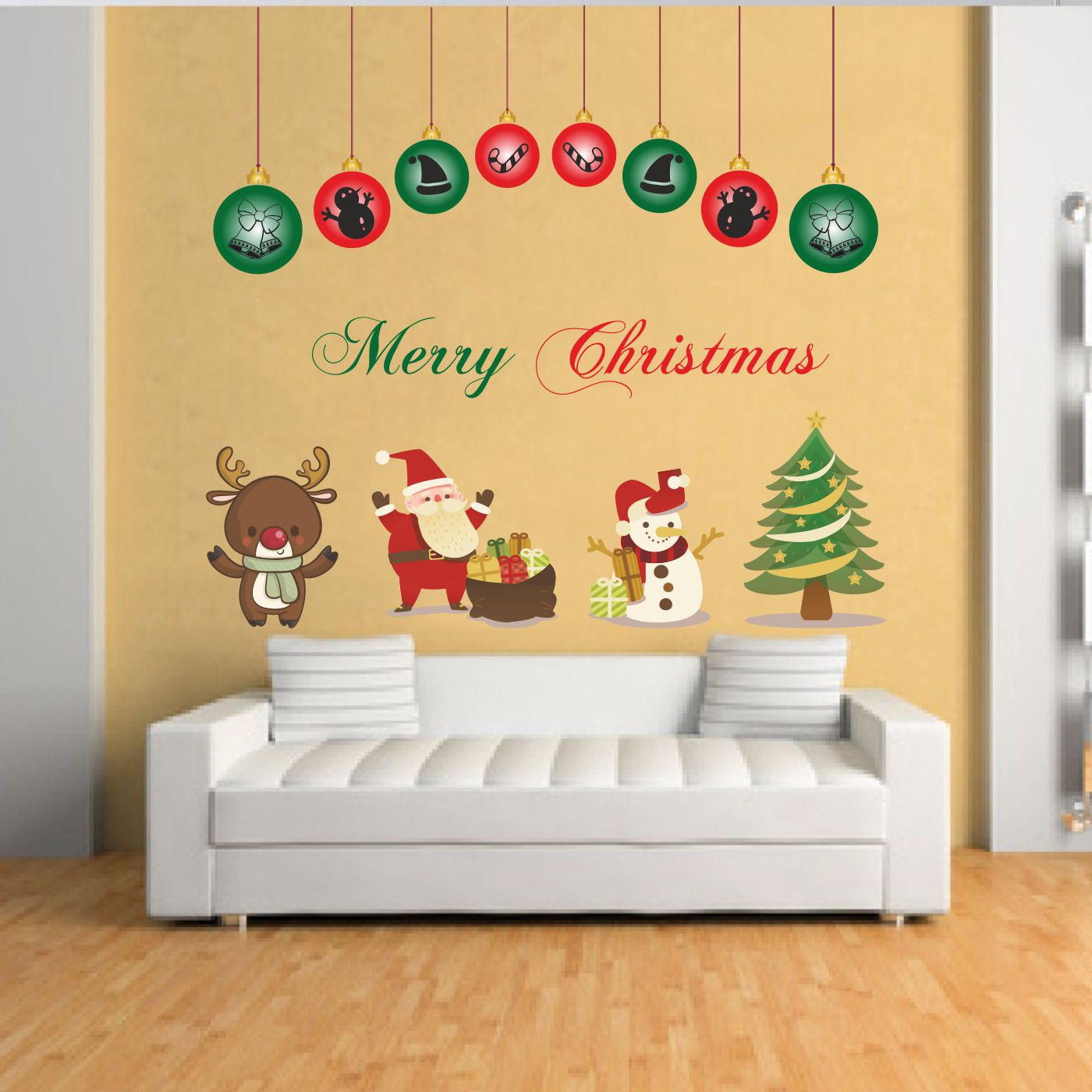 ORKA Christmas Theme Wall Sticker 19  